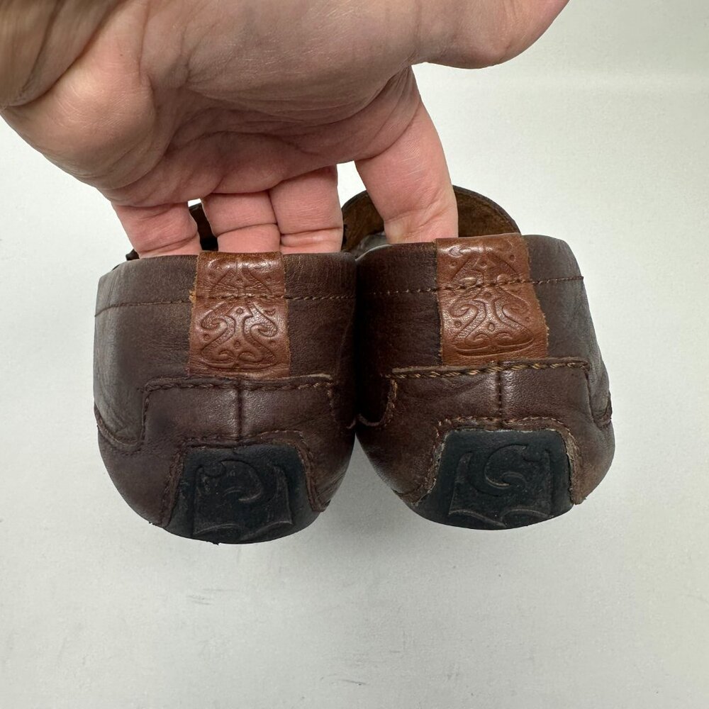 OLUKAI Moloa Men’s Size 10.5 Brown Leather Casual Loafers - Picture 10 of 14